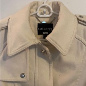 Express wool pea coat